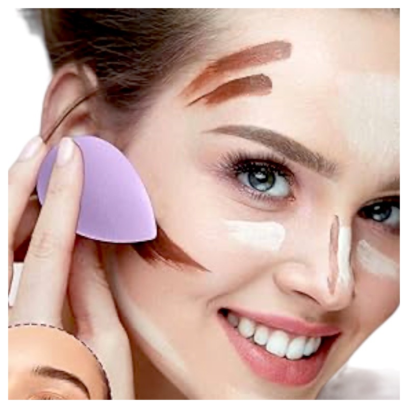 Zestaw gąbek do makijażu 10 sztuk