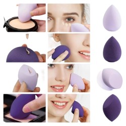 Zestaw gąbek do makijażu 10 sztuk