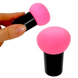 Różowa gąbka do makijażu 1 sztuka