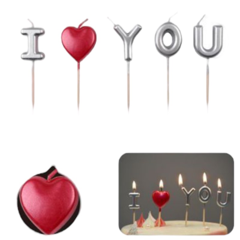 Świeczki I Love You