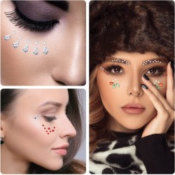 Naklejki kryształki Naklejki FaceGem HQ