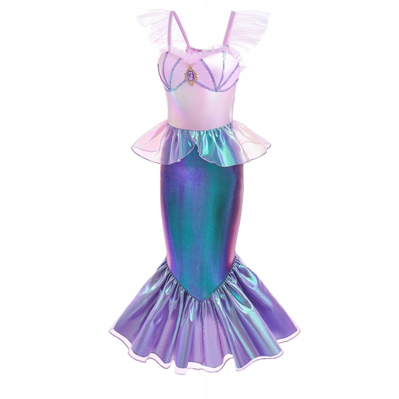 Strój przebranie sukienka suknia Syrenka