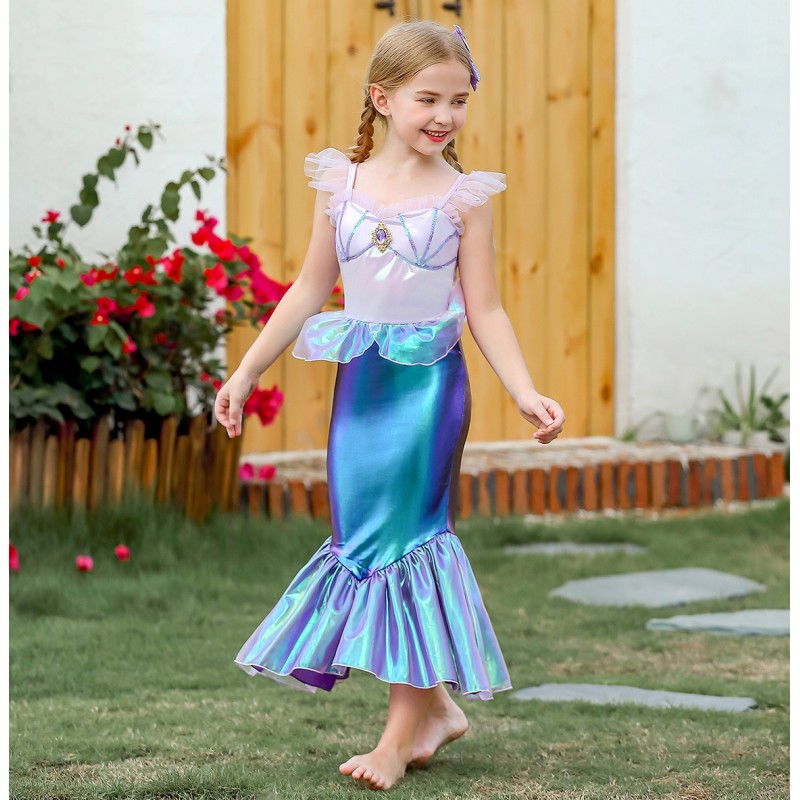 Strój przebranie sukienka suknia Syrenka