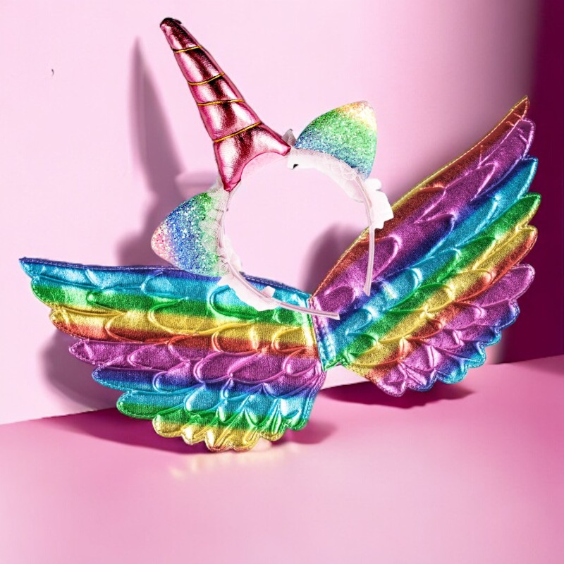 Zestaw Strój PEGAZ JEDNOROŻEC kolorowy GALAXY Akcesoria