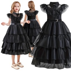 Sukienka Wednesday Addams Bal Tiulowa Przebranie strój