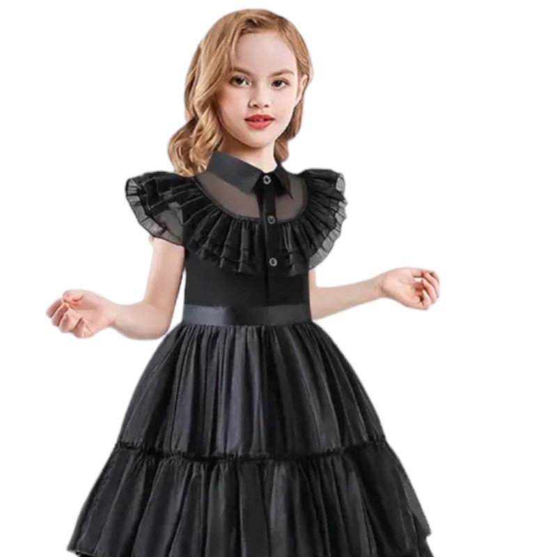 Sukienka Wednesday Addams Bal Tiulowa Przebranie strój