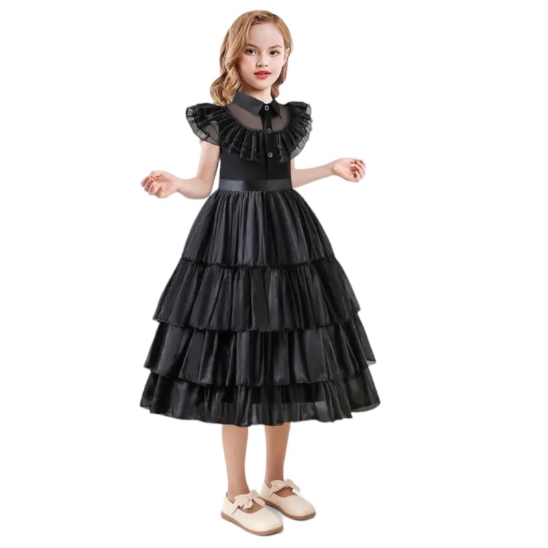 Sukienka Wednesday Addams Bal Tiulowa Przebranie strój