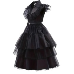Sukienka Wednesday Addams Bal Tiulowa Przebranie strój