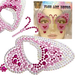 Kryształki naklejki motyl...