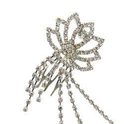 Cyrkonie ozdobne łańcuszki diamenciki do włosów kryształki Boho
