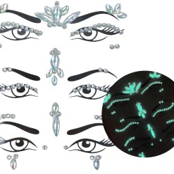 Kryształki FaceGem diamenciki cyrkonie naklejki