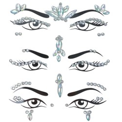 Kryształki FaceGem diamenciki cyrkonie naklejki