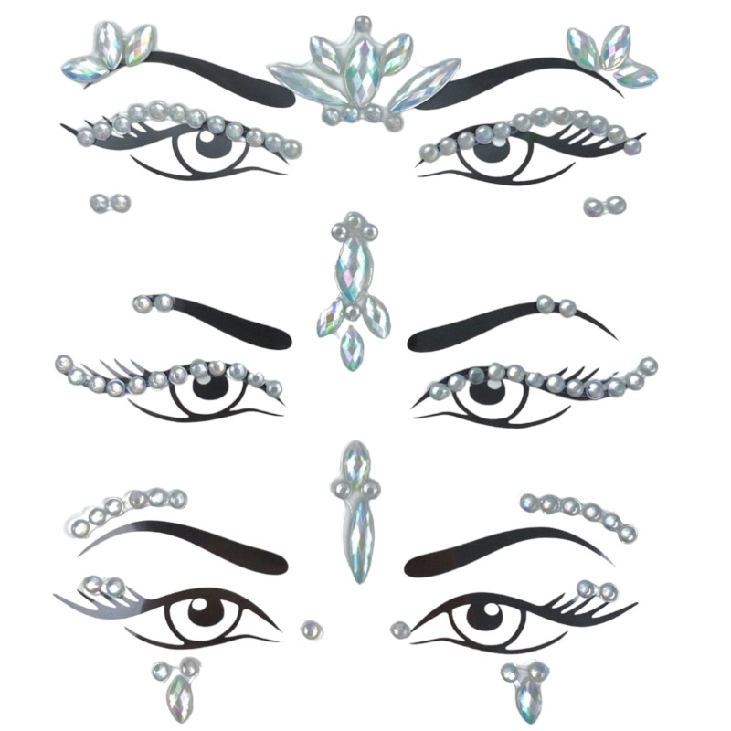 Kryształki FaceGem diamenciki cyrkonie naklejki