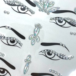 Kryształki FaceGem diamenciki cyrkonie naklejki