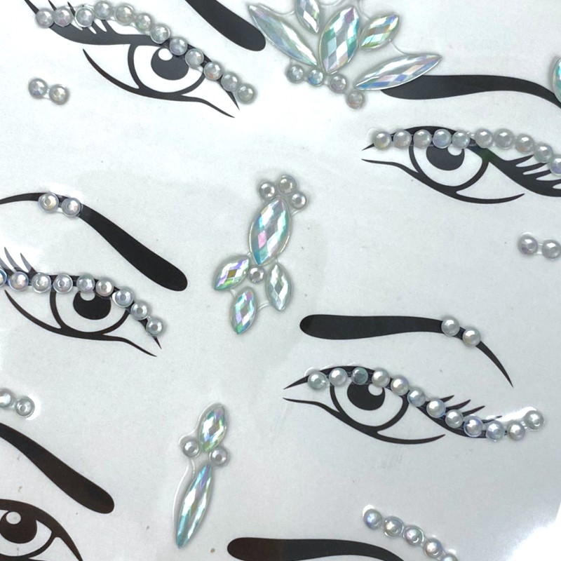 Kryształki FaceGem diamenciki cyrkonie naklejki