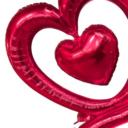 Balon Serce na Walentynki Postument