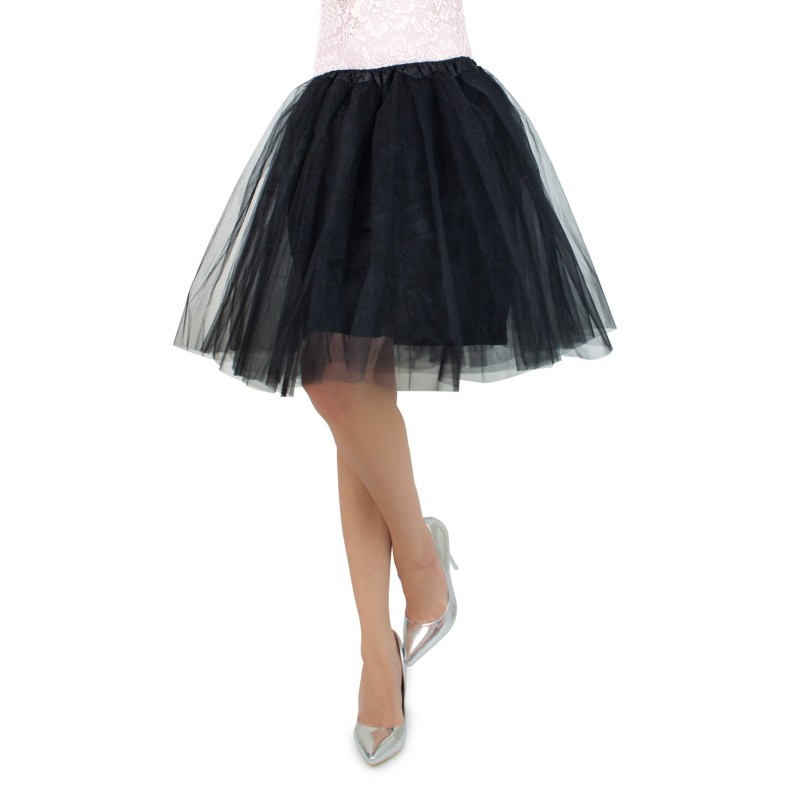 SPÓDNICA TUTU z podszewką - czarna