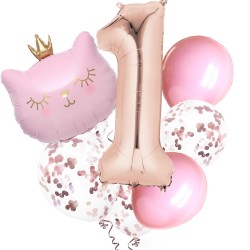 Cyfra 100cm. Zestaw balony...