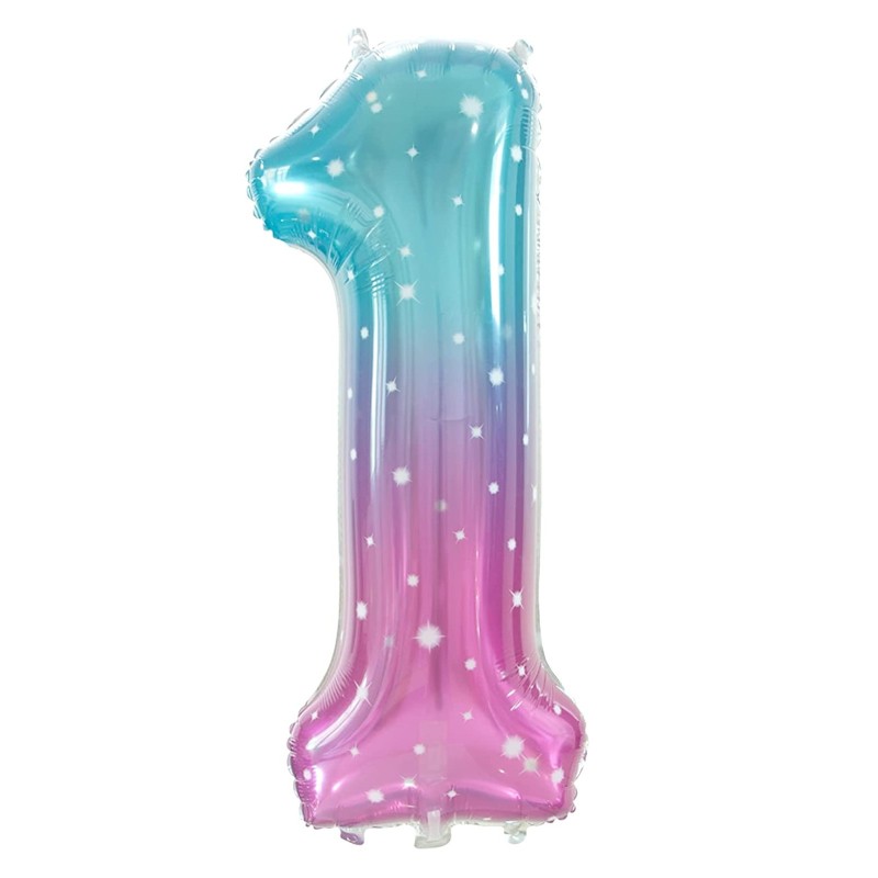 Zestaw Balony cyfra Syrenie urodziny Syrenka podwodny świat