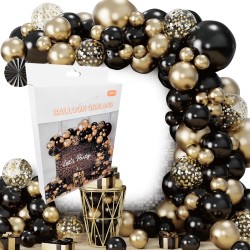 Czarno złota Girlanda...