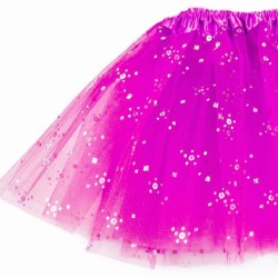 Spódniczka Tiulowa TUTU figurki Fuksja