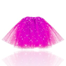 Spódniczka Tiulowa TUTU figurki Fuksja