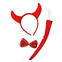 Strój TUTU Rogi Diabeł Diabełek