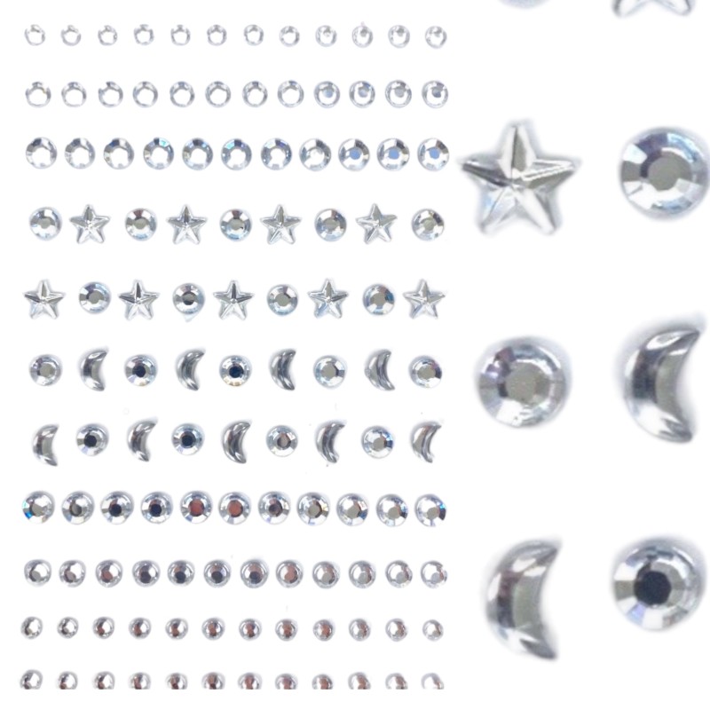 Naklejki kryształki Naklejki FaceGem HQ