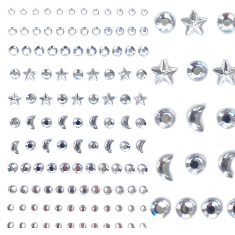 Naklejki kryształki Naklejki FaceGem HQ