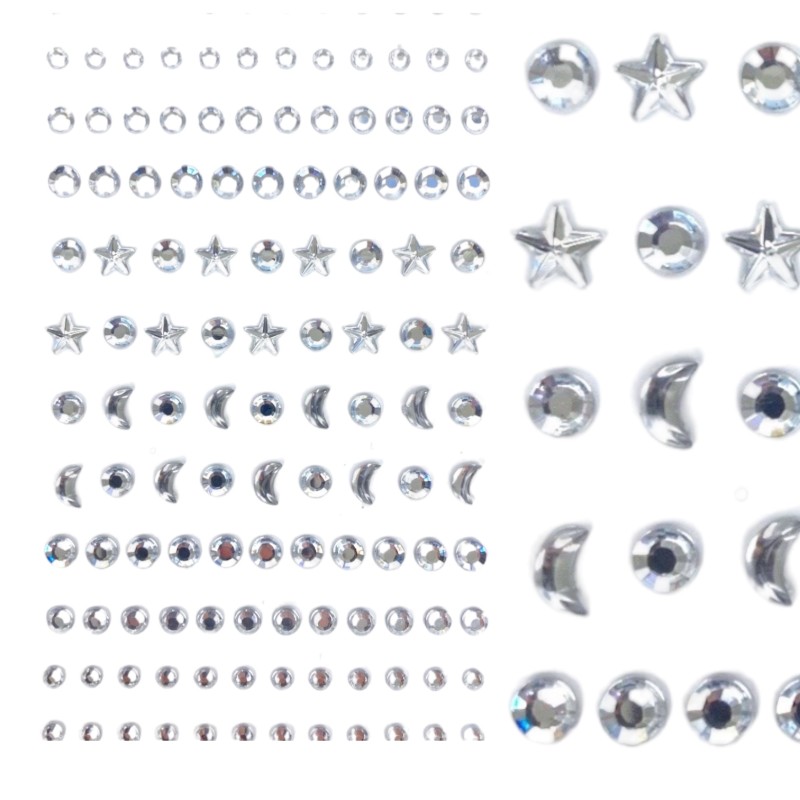 Naklejki kryształki Naklejki FaceGem HQ