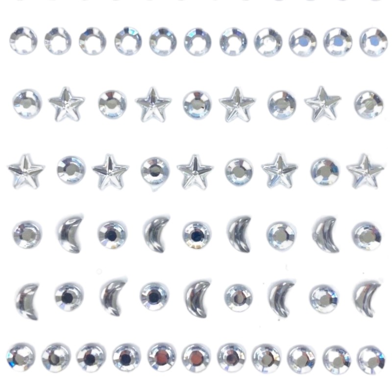 Naklejki kryształki Naklejki FaceGem HQ