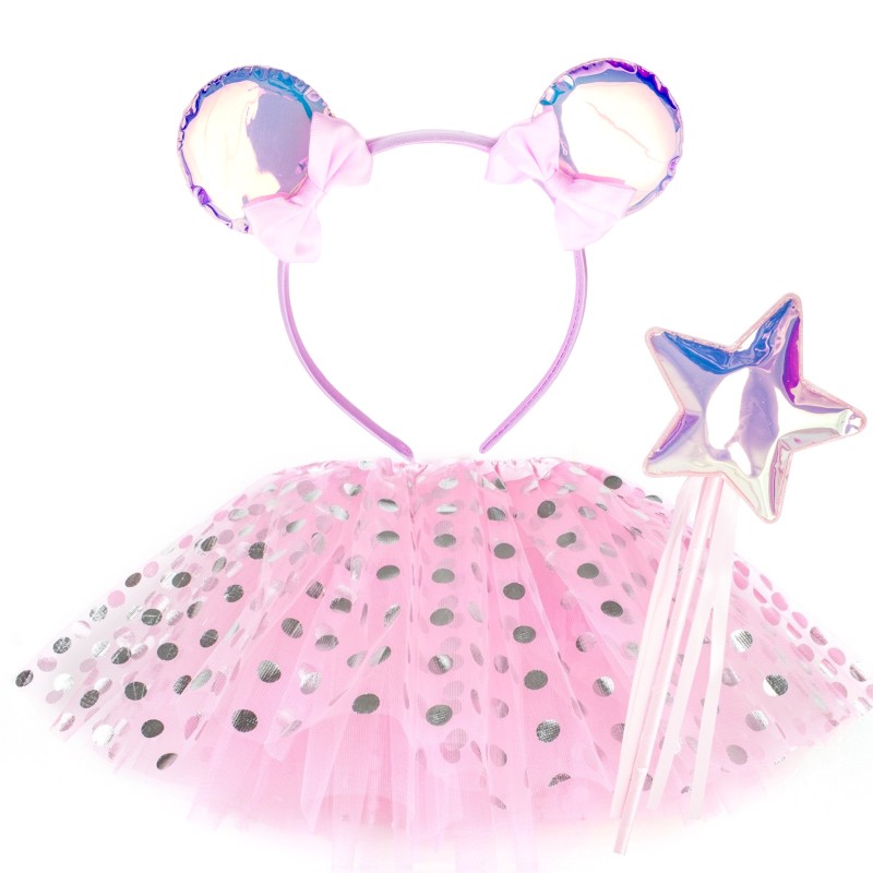 Strój Minnie z Tiulową Spódniczką i Akcesoriami