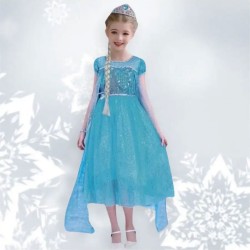 Strój przebranie księżniczka sukienka elsa