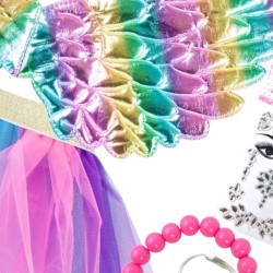 Strój Pegaz Przebranie Jednorożca z ozdobami kryształki