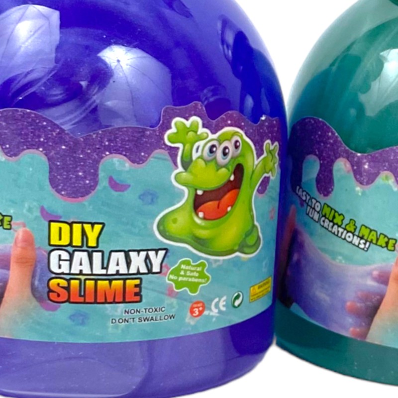 Metaliczny bokatowy Slime butelka galaxy DIY