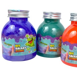 Metaliczny bokatowy Slime butelka galaxy DIY