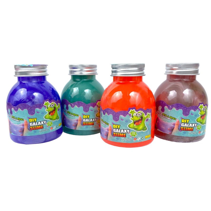 Metaliczny bokatowy Slime butelka galaxy DIY