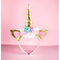 Strój Przebranie Jednorożec Pegaz Sukienka zestaw opaska 