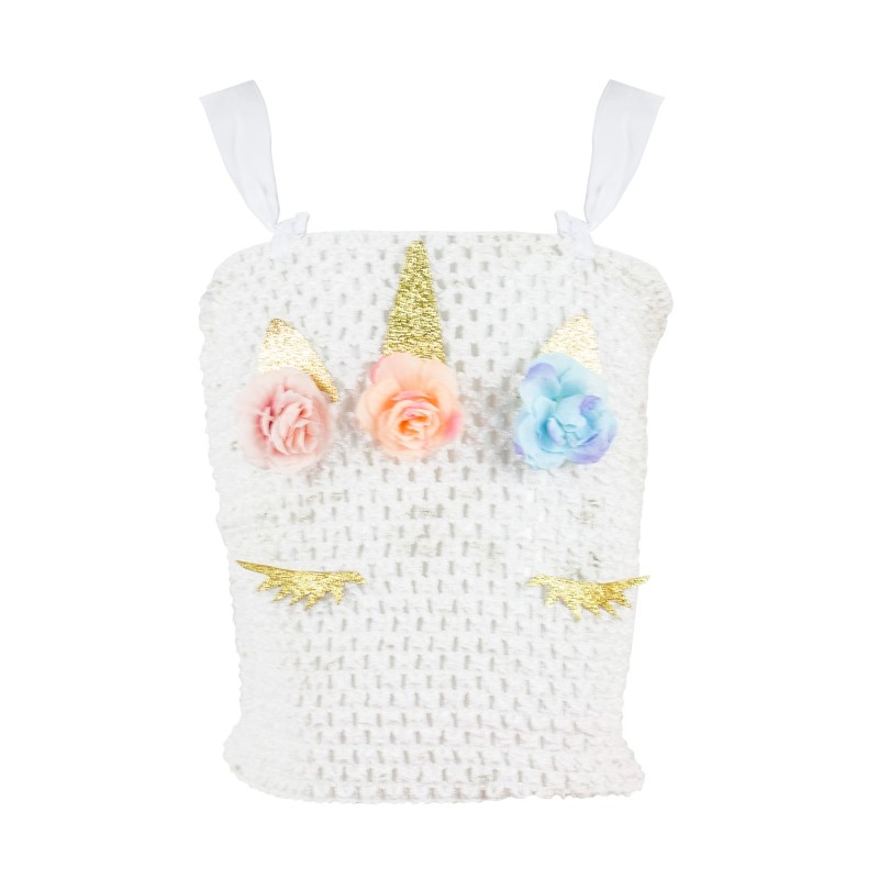 Strój Przebranie Jednorożec Pegaz Sukienka zestaw opaska 