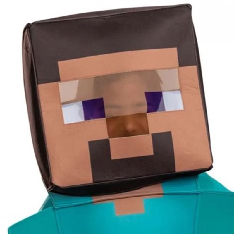 Strój Przebranie Minecraft Steve z maską