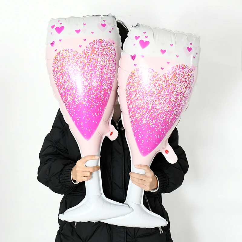 Balon kieliszek Serca Walentynki party drink