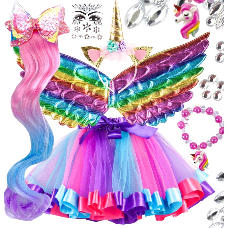 Strój Pegaz Duży - magiczny zestaw Jednorożec Tutu