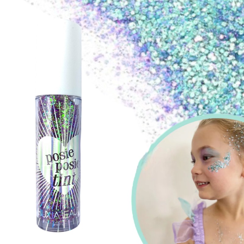 Strój Syrenka zestaw peruka spódniczka opaska kryształki