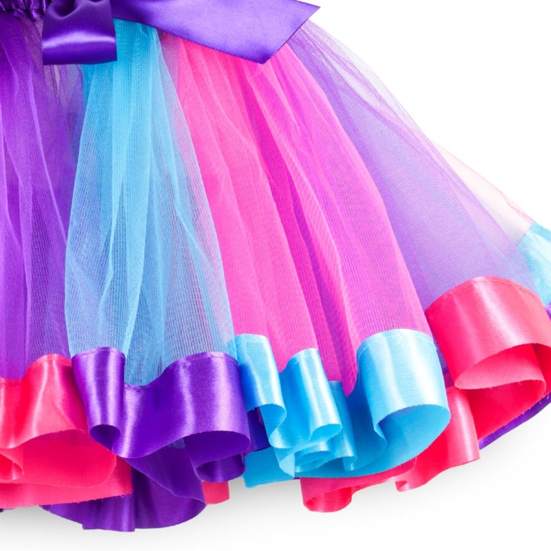 Strój Pegaz  BAJKOWY Tęczowy KOLOROWYJEDNOROŻEC SKRZYDŁA