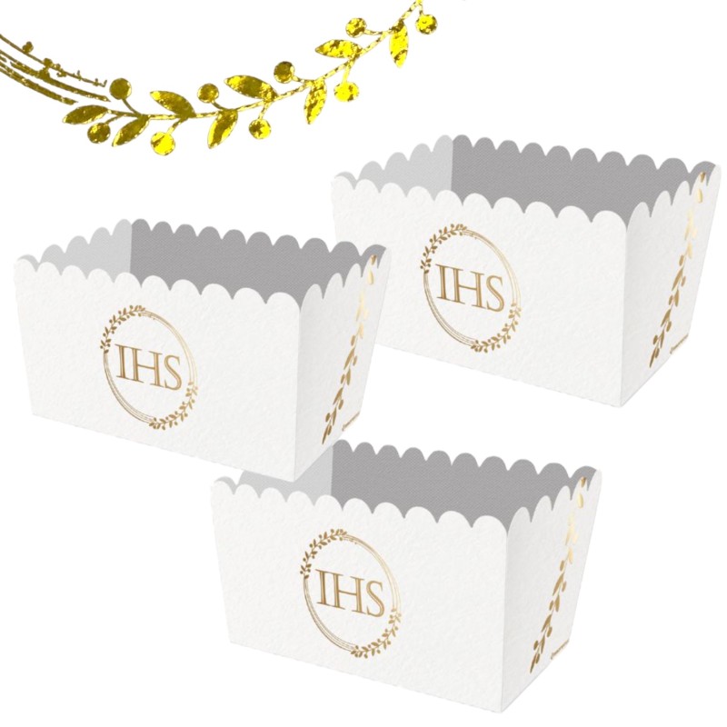 IHS Pudełko na cukierki 3 szt. Pierwsza Komunia
