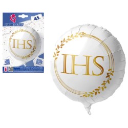 IHS Balon Foliowy 45cm Pierwsza Komunia