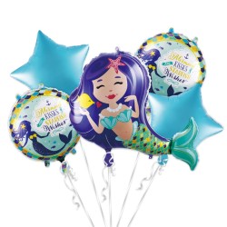 Zestaw balonów syrenka...
