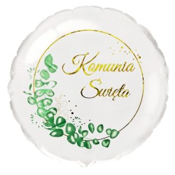 Zestaw balonów Girlanda Pierwsza Komunia IHS