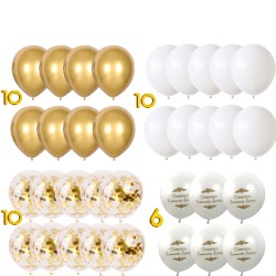 Zestaw balonów Girlanda Pierwsza Komunia IHS