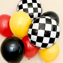 Zestaw balonów urodziny Motorsport Formuła F1 RACE wyścigówka